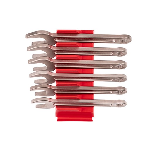 [RX1-12-07096] Tekton - Service Wrench Set With Modular Organizers 6-Piece (19 - 24 mm)