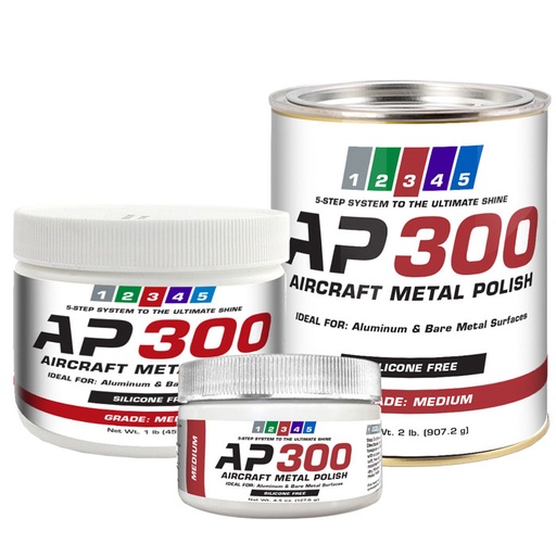 [RX1-09-04802] AP300 Aircraft Metal Polish - Medium 4.5 Oz.