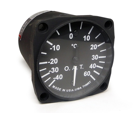 [RX1-10-02388] UMA 2-1/4 OAT Gauge -40F To 140F With Probe 270 Degree Non-TSO