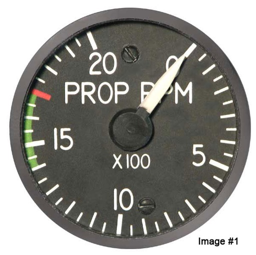 [RX1-10-02617] RC Allen 2 Prop Tachometer RCA40A-07