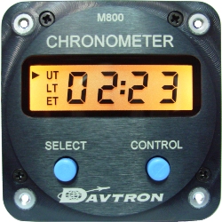 [RX1-10-04508] Davtron Model 800-14V Gmt Lt & Et Digital Clock 14 Volt Lighting