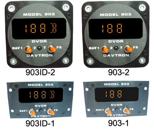 [RX1-10-24560-1] Davtron Model 903Id-1 903-1 DVOR With Digital I.D. Front Mount