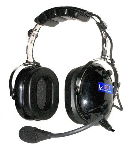[RX1-11-09564] Dre 1001 Passive Headset Black Gelseal
