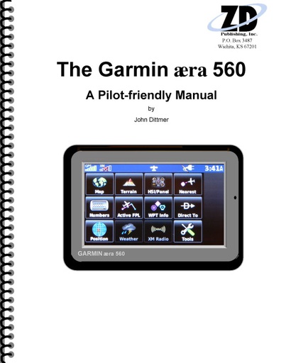 [RX1-11-10829] ZD MANUAL GARMIN AERA 560