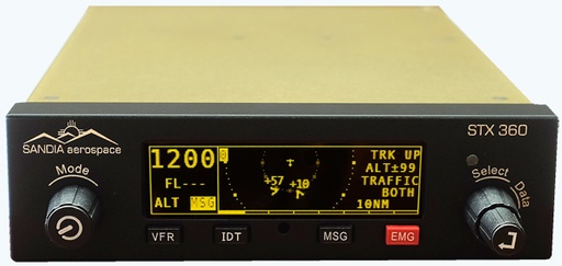 [RX1-11-14705] Sandia Stx 360 Panel Mount ADS-B Transponder