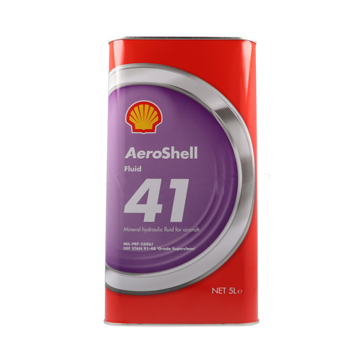 [RX11-AEROSHELL_FLUID_41] AEROSHELL FLUID 41 HYDRAULIC OIL , CAN 5 LT // MIL-PRF-5606H & H-515