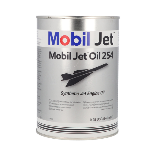 [RX11-MOBILJET_254] 124429 - MOBIL JET 254 , GAS TURBINE LUBRICANT, CAN 1 QT // MIL-PRF-23699-HTS