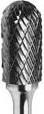 [RX1-12-00598] Carbide Cylindrical Ball Nose Burr 1/2