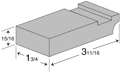 [RX1-12-01308] BUCKING BAR 1-1/2 LBS. TP-723