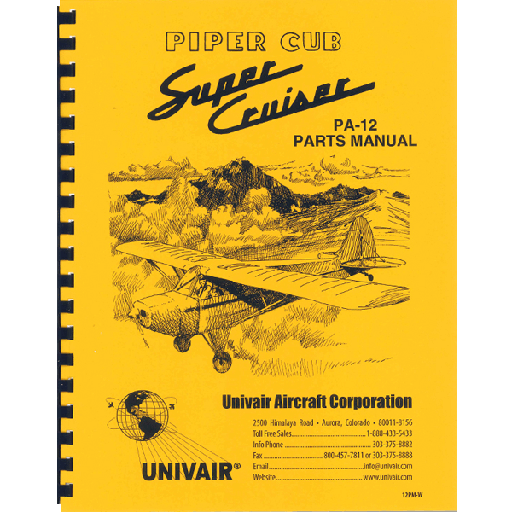 [RX1-13-00435] Piper PA12 Parts Manual
