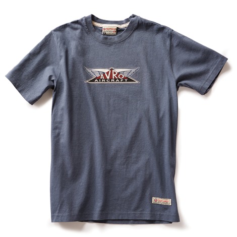 [RX1-13-05358] AVRO AIRCRAFT T-SHIRT BLUE SM