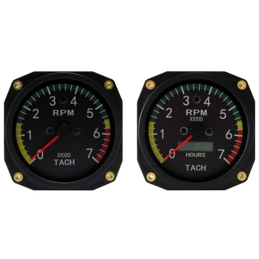 [RX1-10-06346] Swift 3-1/8 Rotax 912 914 Tachometer 0-7000 With Hourmeter
