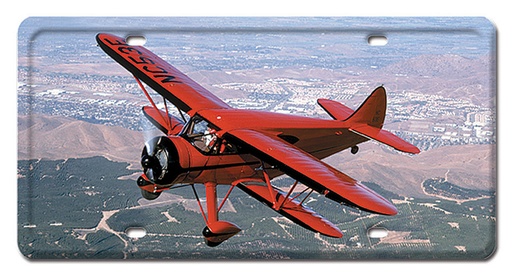 [RX1-13-08230] Waco Ecg-8 Metal License Plate 12X6