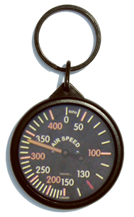 [RX1-13-10157] Vintage Round Keychain Airspee