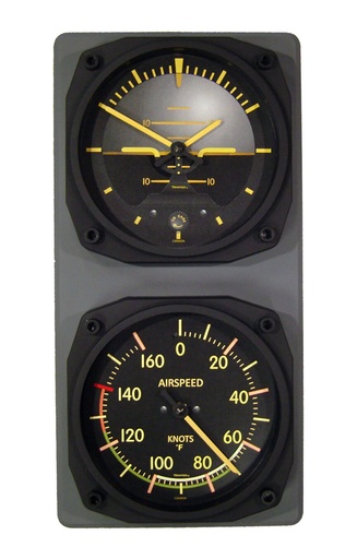 [RX1-13-10184] Vintage Arspd Therm/Hrzn Clock