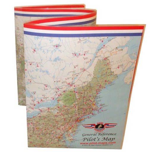 [RX1-13-11247] FOLDED PILOT MAP LAMINATED