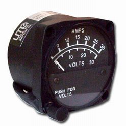 [RX1-10-14680] UMA 2-1/4 Dual Amp & Volt 0-30A 0-30V With Shunt Non-TSO