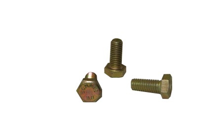 [RX1-15-05395] Hex Head Steel Bolt M6X12MM Zinc DiN933