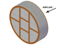 [RX1-BA113] Brackett Aero Air Filter Complete Assembly BA-113
