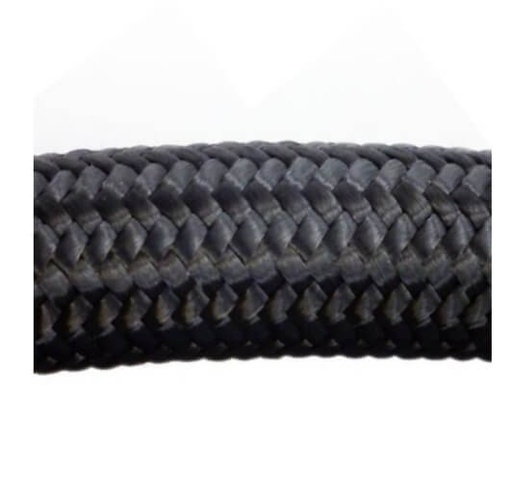 [RX1-04-03664] Black Braided Nylon Hose -12