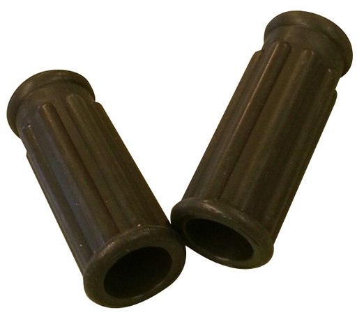 [RX1-11-12767] Vintage An 8002 Replica Rubber Stick Grips 1-1/8
