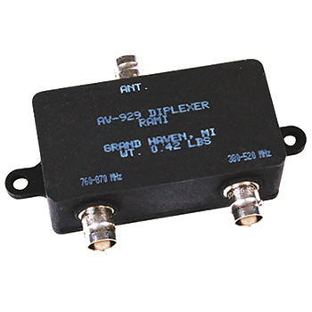 [RX1-11-14050] RAMI AV-929 Antenna Diplexer 380-520 760-870 Mhz