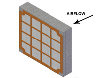 [RX1-08-01243] Brackett Aero Air Filter Complete Assembly BA-151