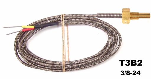[RX1-10-05165] UMA T3B2 3/8-24 TSO Type K Temperature Probe With 6 Lead