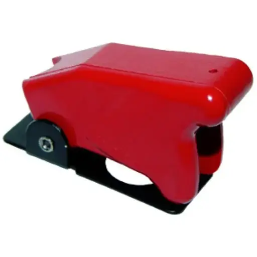[RX1-11-06225] Phenolic Red Switch Guard 2 Pos