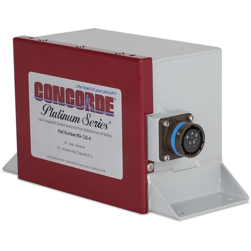 [RX1-11-11659] Concorde Sealed Battery RG-122-4