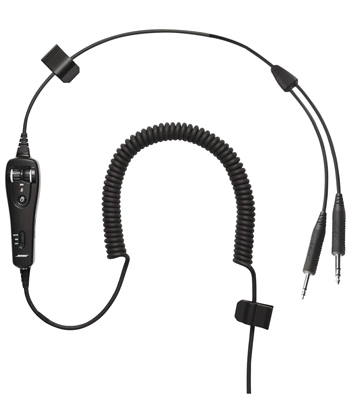 [RX1-11-13786] Bose A20 Cable Electret Mic Coil Cord GA Plug