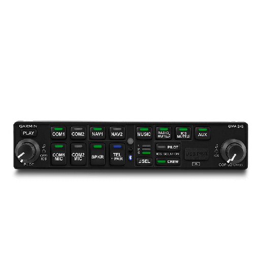 [RX1-11-14308] Garmin GMA 245 Audio Panel 6 Place Stereo Non-TSO