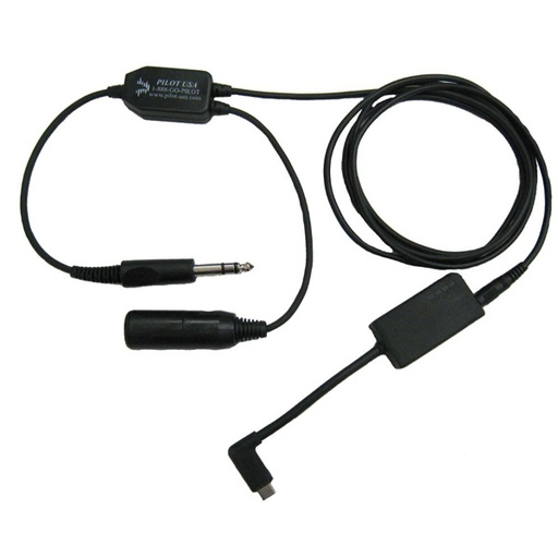 [RX1-11-15226] Pilot USA Gopro Hero 5/6/7/8/9 Audio Recording Headset Adapter