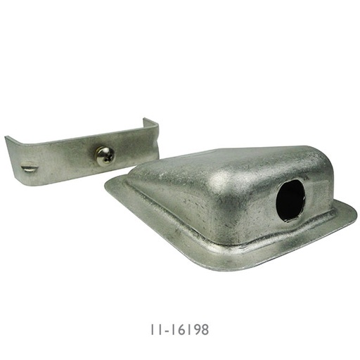 [RX1-11-16199] Recessed Mounted Housing 1 Hole Lemo Black