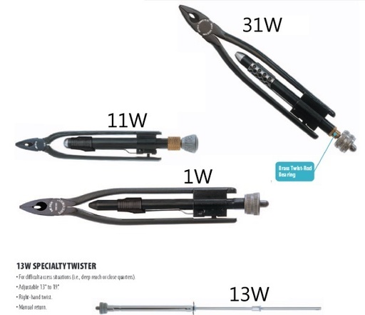 [RX1-12-00915] Safety Wire Twister 9 Stand +