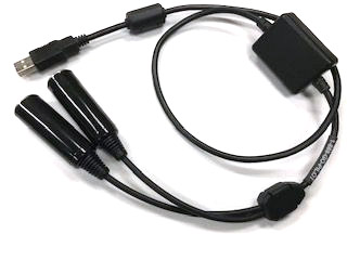 [RX1-11-18788] Pilot USA GA Headset To Pc/Flight Simulator USB Adapter PA-96/USB