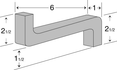 [RX1-12-01302] Bucking Bar 2-3/4 Lb Tp-690