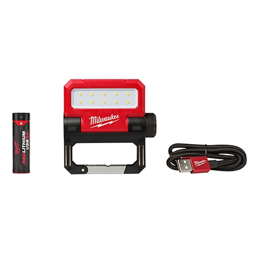 [RX1-12-05693] Milwaukee Redlithium USB Rover Pivoting Flood Light