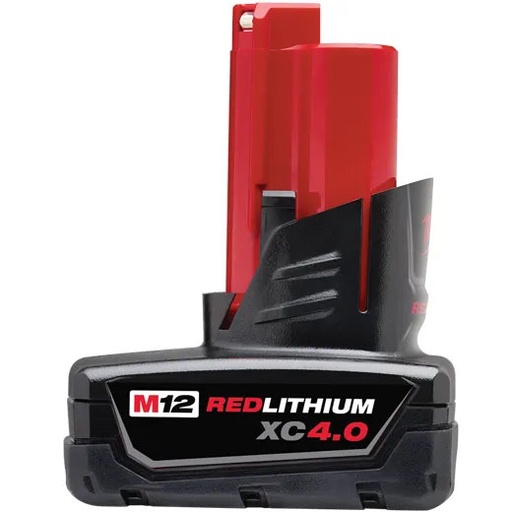 [RX1-12-05752] Milwaukee M12 Redlithium Xc 40 Extended Capacity Battery Pack