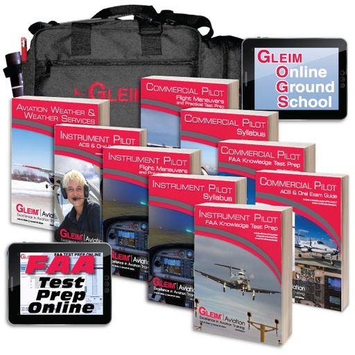 [RX1-13-00837] Gleim Instrument Commercial Pilot Deluxe Kit