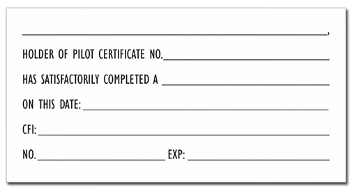 [RX1-13-06585] Log Book Endorsement Stickers