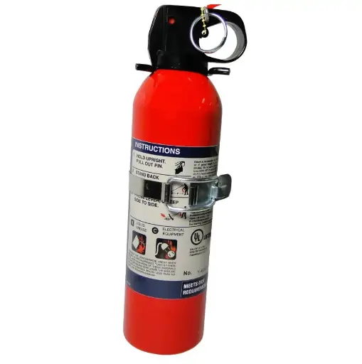 [RX1-13-07650] Halon Fire Extinguisher 14Oz + With Mounting Bracket