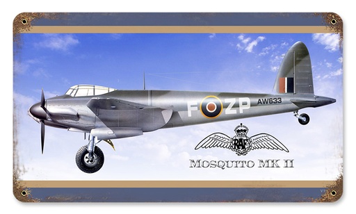 [RX1-13-08457] Mosquito Metal Sign 14X8