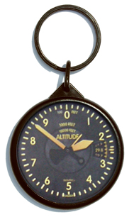 [RX1-13-10156] Vintage Round Keychain Altimet