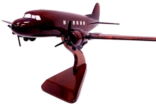 [RX1-13-17851] DC-3 MAHOGANY WOOD MODEL