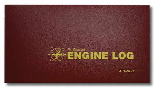 [RX1-13-32380] ASA Engine Logbook Red Softcover