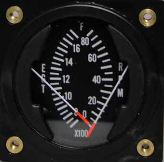 [RX1-15-05224] Westach 3-1/8 Dual EGT / RPM # 3DA7-8A-2/6