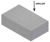 [RX1-BA19] Brackett Aero Element Air Filter BA-19 Frame Not Required