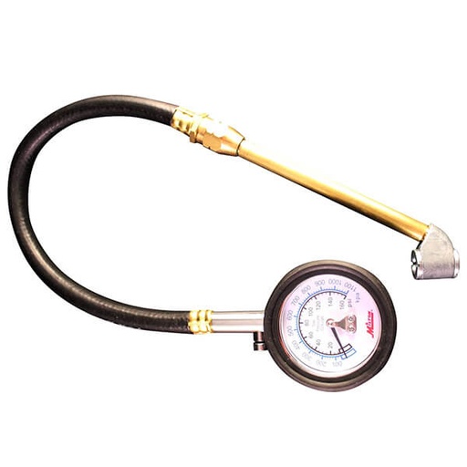 [RX1-12-05342] Milton Dual Head Chuck Dial Tire Gauge 0-160 PSI