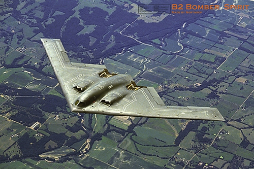 [RX1-13-08534] B2 Bomber Spirit Poster
